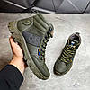 Чоловічі тактичні берці демісезонні хакі з гербом, військові черевики ЗСУ весна осінь армійські, розмір 40 41 42 43 44 45, фото 4