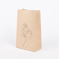 Пакет с рисунком с дном 150*90*240 Красивые Крафт упаковочные Пакеты для белья