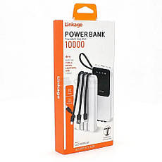 Power bank Linkage LKP-24 10000mAh, Black/White, Blister BF, фото 4