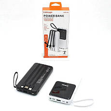Power bank Linkage LKP-24 10000mAh, Black/White, Blister BF, фото 5