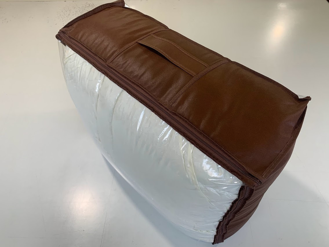 Упаковка для ковдри (600х450х220 мм, ПВХ 90, коричнева, 10 шт/упаковка)