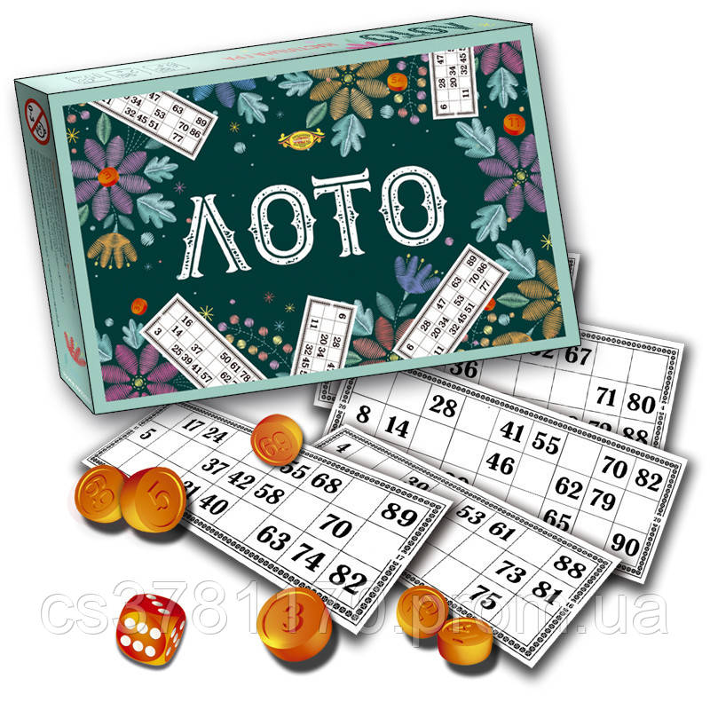 Настольная Игра "Лото" MKC0202 Правила Игры на Рус. и Укр. Языках ...