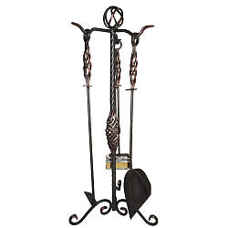 Камінний набір 920х430 фарбований, патинований