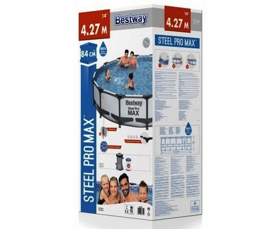 Купити Каркасный бассейн 427 * 84 см. Bestway 56595 с насосом Steel Pro ...