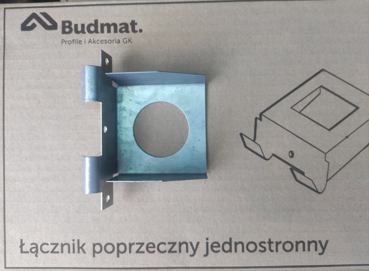 Зєднювач кутовий (УСИЛЕНИЙ)  для CD60/27  Budmat 60шт упаковка, фото 1