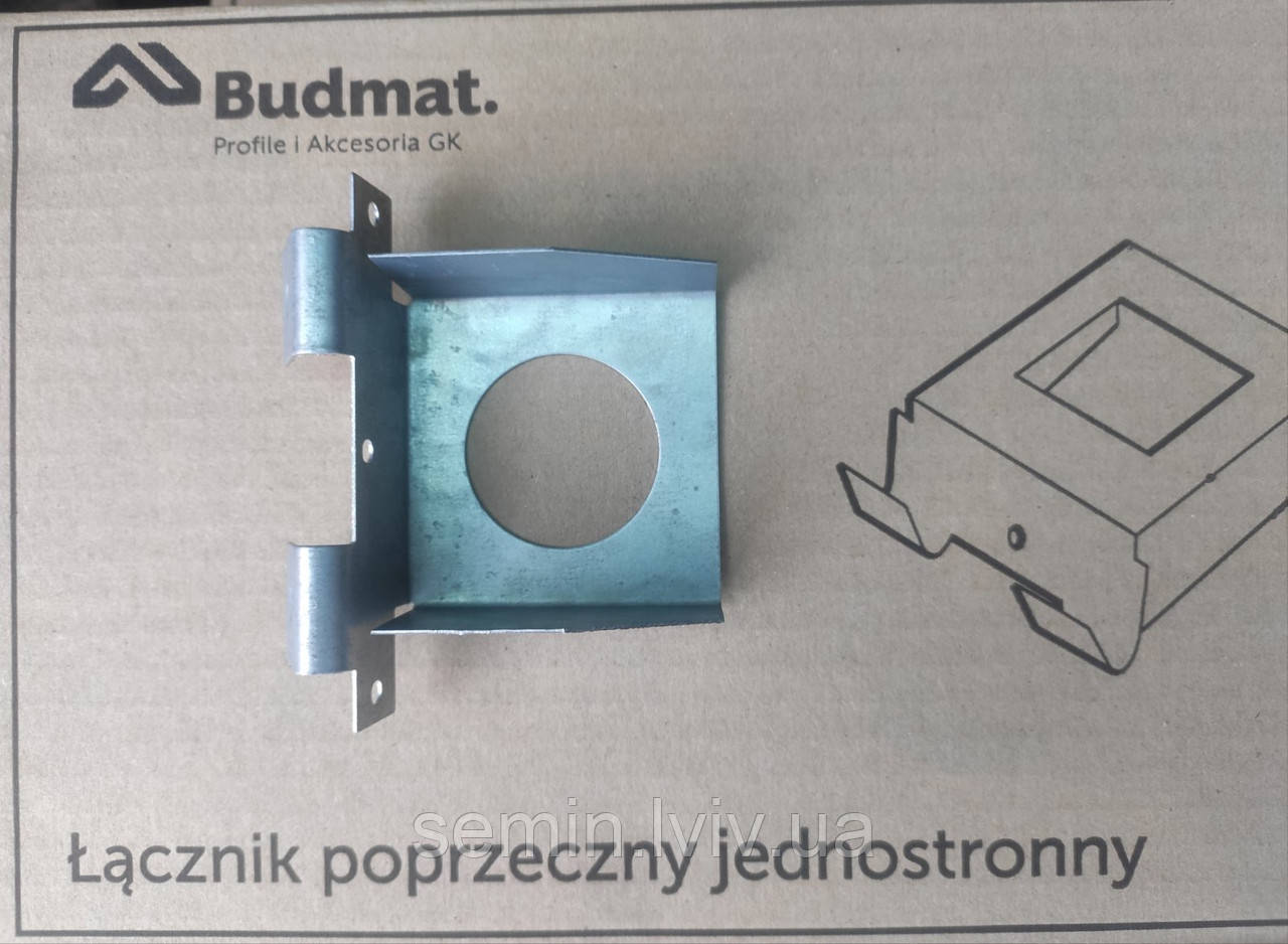 Зєднювач кутовий (УСИЛЕНИЙ) для CD60/27 Budmat шт