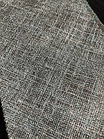 Портьєрна тканина для штор Жаккард сіро-блакитного кольору