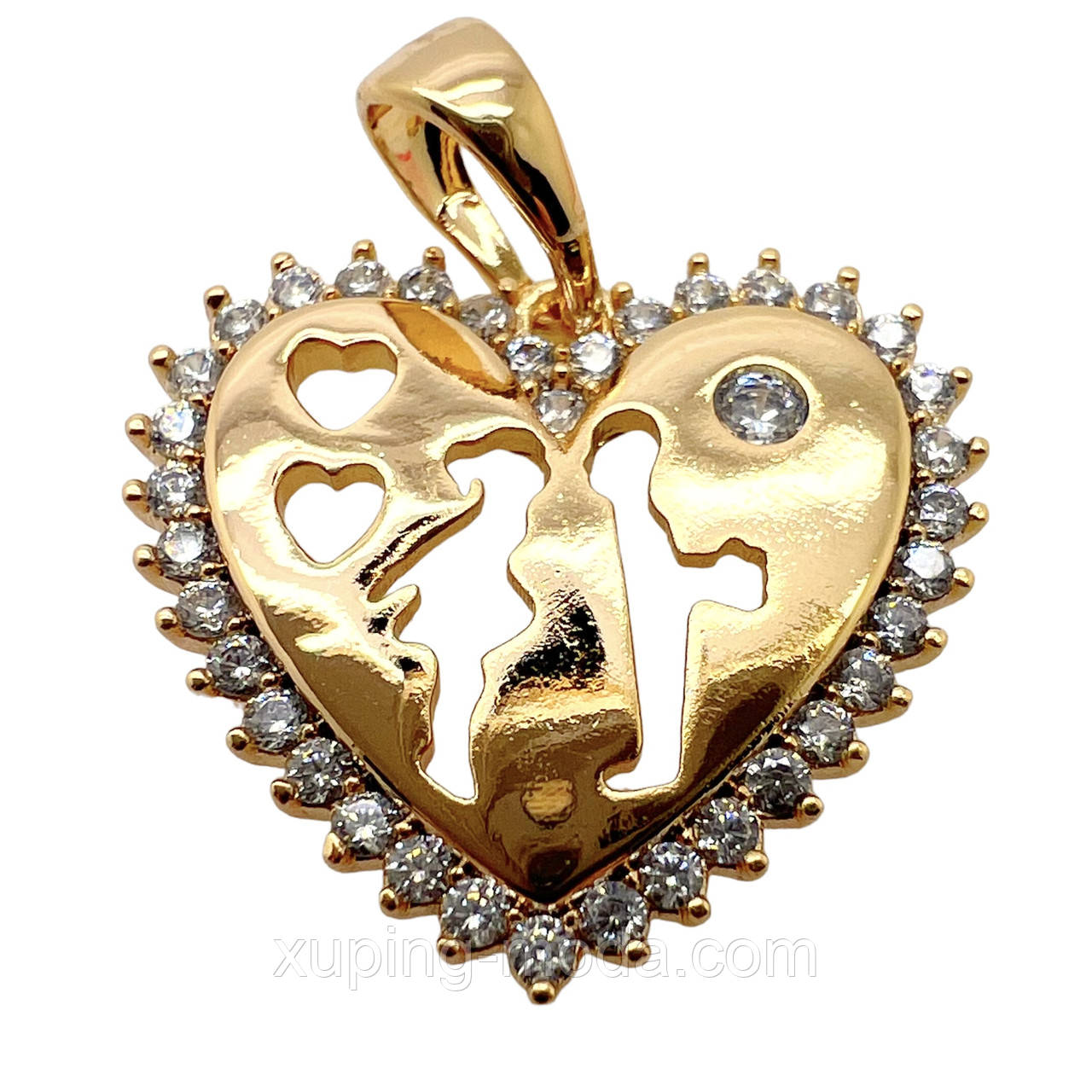 Кулон сердечко xuping. 25 mm, фото 1