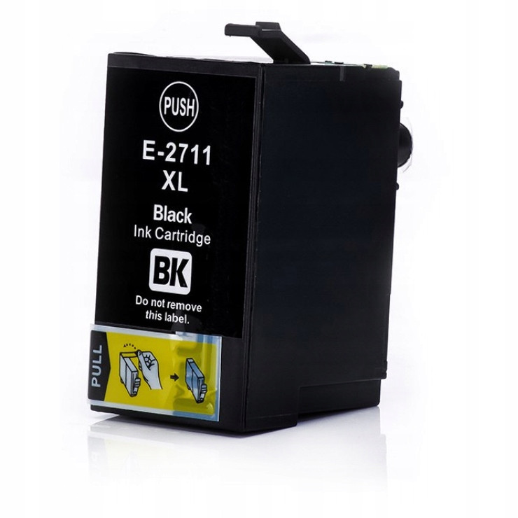 Сумісний картридж EPSON T2711 (27XL) Black, C13T271140 / T27114010, підвищеної місткості, 17.7ml, фото 1