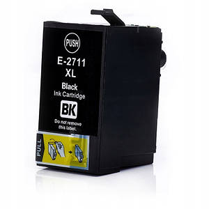 Сумісний картридж EPSON T2711 (27XL) Black, C13T271140 / T27114010, підвищеної місткості, 17.7ml