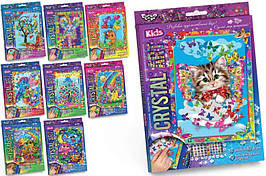 KMCArt-01-01,, 10 Набір креативної творчості Crystal Art Kids для дітей