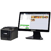 Сенсорный Windows POS терминал Antares 15,6 с широкоформатным Full HD экраном , Принтер чеков на 80 мм USB