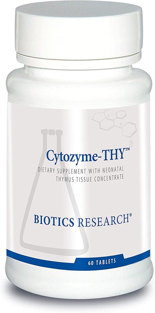 Biotics Research Cytozyme-THY (Neonatal Thymus) / Підтримка здоров'я вилочкової залози - тимусу 60 таблеток