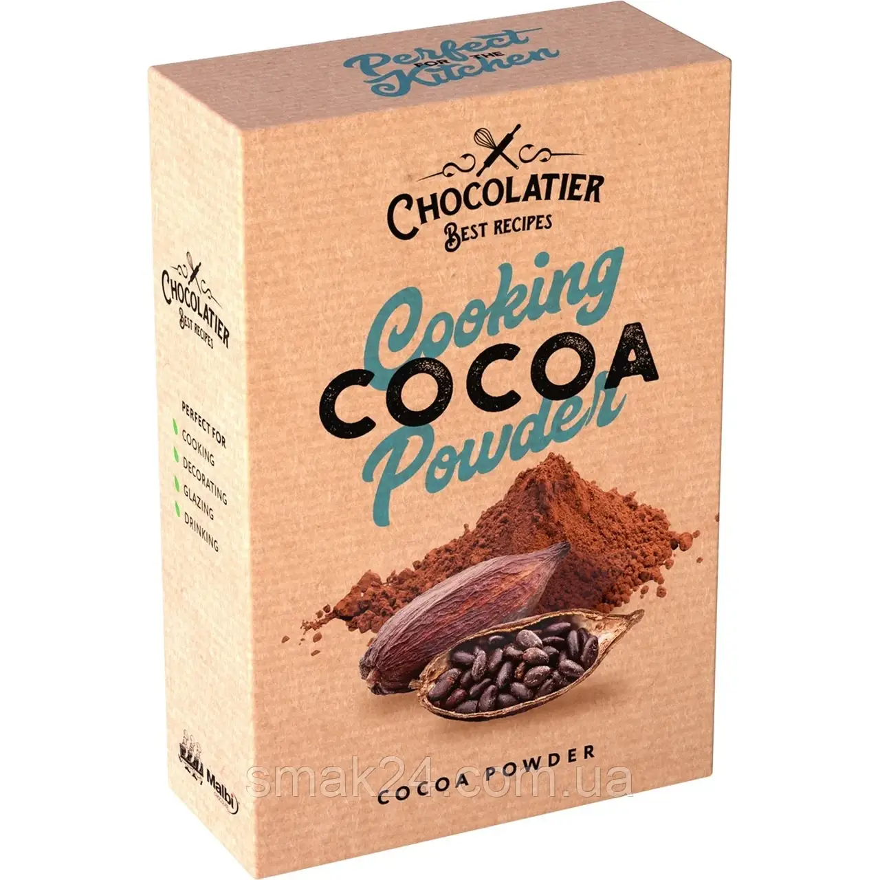 Какао порошок темний Chocolatier 80 г Україна