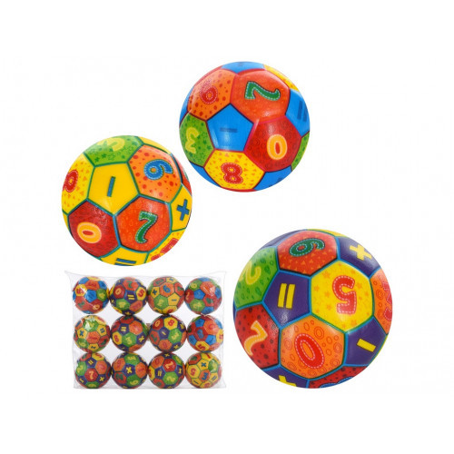 М'яч фомовий 6,3см,цифри,в кульку №MS3523-1(12)(360)