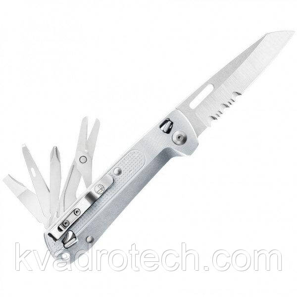 Ніж-мультитул Leatherman Free K4x, silver