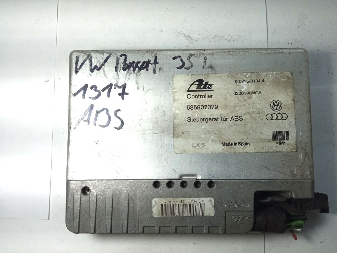 Електронний блок керування abs audi 535907379 / 10.0935-0134.4, фото 1