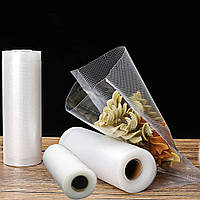 Пакети рулонні для вакууматора 5м*25см / Вакуумні пакети для вакуумного пакувальника їжі
