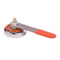 Магнит контактный заземляющий с ручкой для сварки, зажим массы магнитная клемма 200А, 8кг Tekhmann 9200200