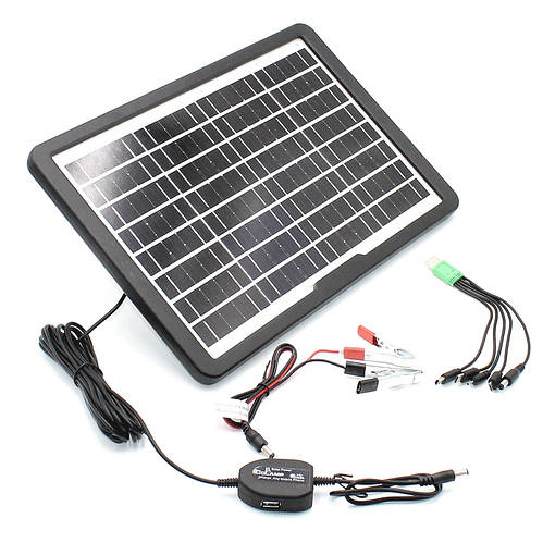 Купить Солнечная панель мобильная монокристаллическая для зарядки ...