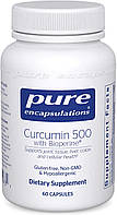 Pure Encapsulations Curcumin 500 with Bioperine / Куркумин 500 мг с биоперином 60 капсул