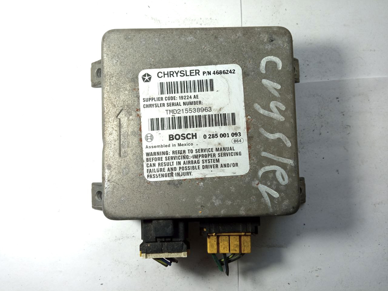 Електронний блок керування AIRBAG CHRYSLER 0285001093 / 0 285 001993