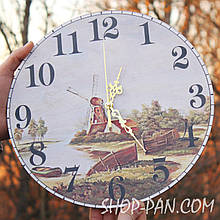 Настінний годинник із гравіюванням, Годинник 06 з Вашими фото/ВФ друк
