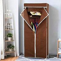 Универсальный складной тканевый шкаф для дома одежды и вещей 8864 75х45х145 TRE