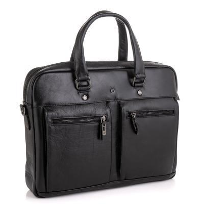 Портфель GIORGIO FERRETTI Чоловічий шкіряний портфель GIORGIO FERRETTI SHIGF2018852-black