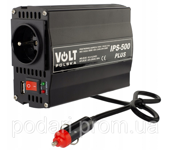 Преобразователь напряжения с 12 Вольт 350/500W + USB, инвертор ...