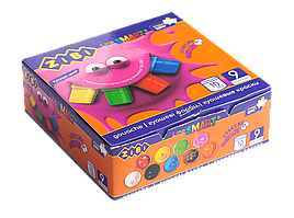 Гуаш 9 кол.х 10 мл.