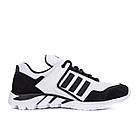 Чоловічі спортивні кросівки із натуральної шкіри із замшевими вставками Adidas Terrex White м'які комфортні, фото 5