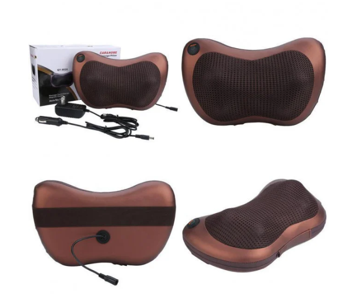 Массажная подушка MASSAGE PILLOW QY-8028 инфракрасный роликовий массажер для шеи и спины 8 масса TRE - фото 4 - id-p1752229161