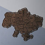 Мапа України з дерева на стіну, фото 4