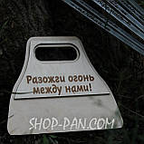 Віяло дерев'яне з гравіюванням, фото 4