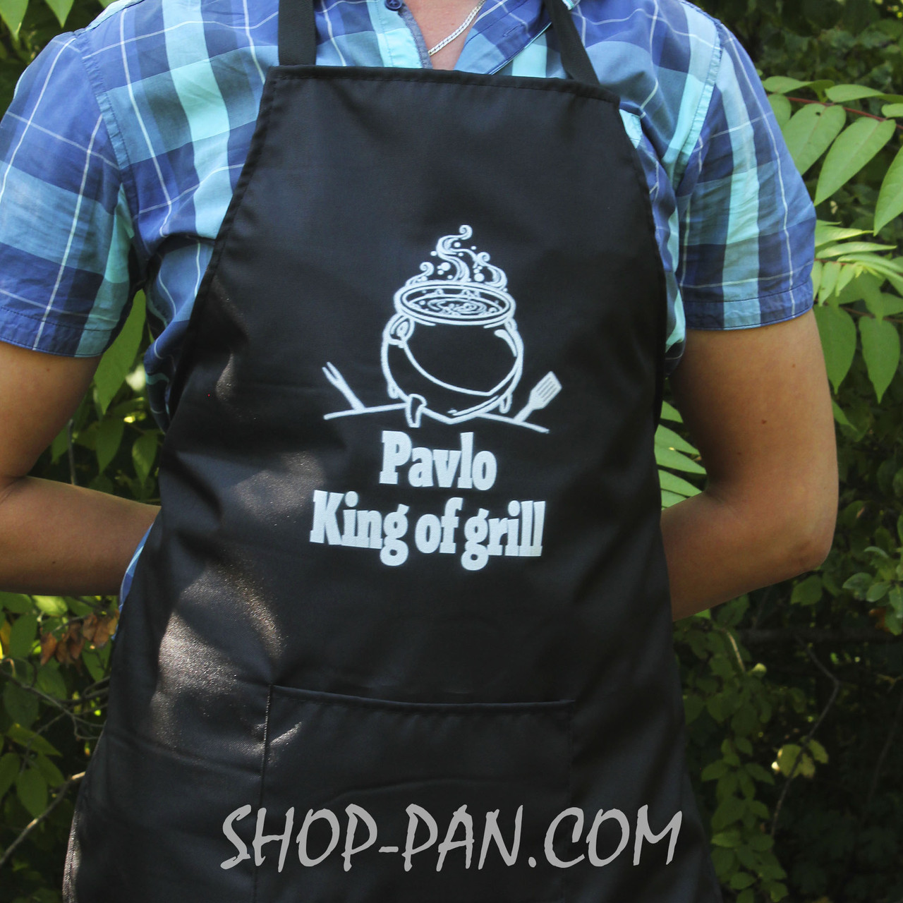 Фартух з вашим принтом KING OF GRILL