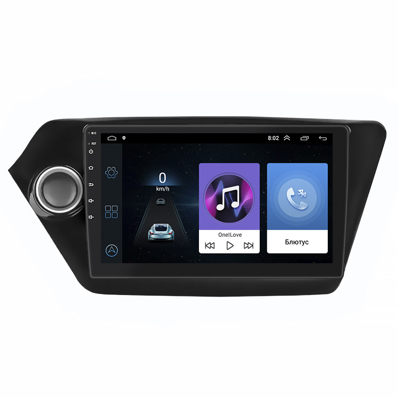 Штатна магнітола Lesko для Kia K2 III (QB) 2011-2017 екран 9" 1/16Gb Wi-Fi GPS Base Кіа