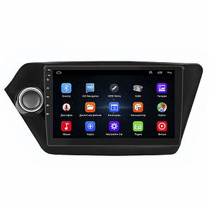 Штатна магнітола Lesko для Kia K2 III (QB) 2011-2017 екран 9" 1/16Gb Wi-Fi GPS Base Кіа, фото 3