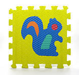 Килимок пазл EVA Тварини масажний, розмір пазлу 31 х 31 см, фото 7