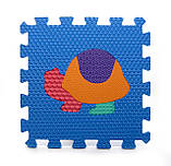 Килимок пазл EVA Тварини масажний, розмір пазлу 31 х 31 см, фото 3