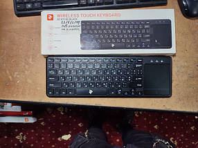 Бездротова брендова клавіатура 2E KT100 Black No 221512144
