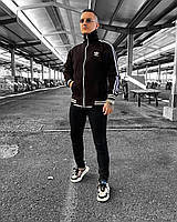 Чоловіча кофта олімпійка Adidas M1288 чорна S
