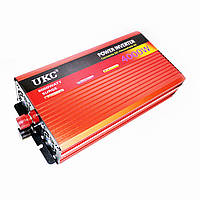 Перетворювач напруги 4000W 12V на 220V UKC з функцією плавного пуску потужний інвертор, фото 4