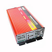Перетворювач напруги 4000W 12V на 220V UKC з функцією плавного пуску потужний інвертор, фото 3