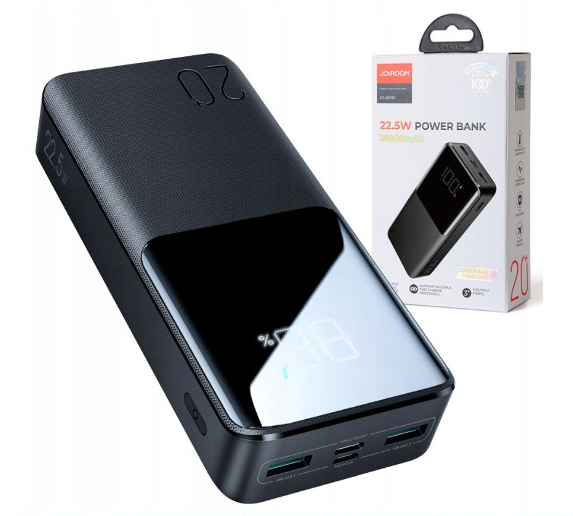 Повербанк Joyroom 20000mAh 22.5W PD QC3.0 AFC черный JR-QP192