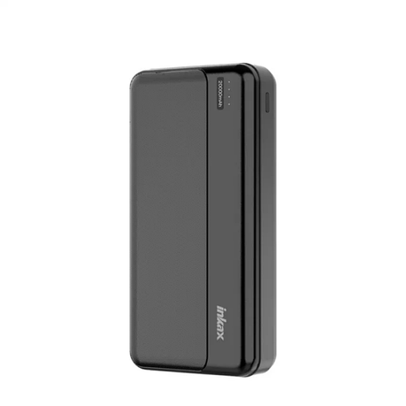 Портативний зарядний пристрій Power Bank Inkax PB-02A 20000mAh Павербанк USB чорний, фото 1