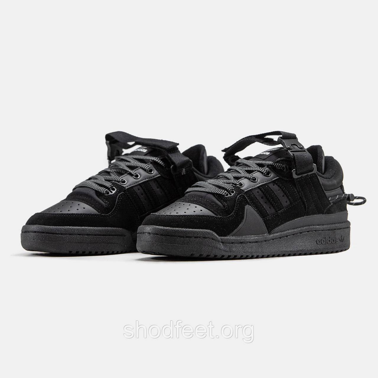 Adidas Forum 84 x Bad Banny Black Адідас Форум 84 х Бед Бені Чорний