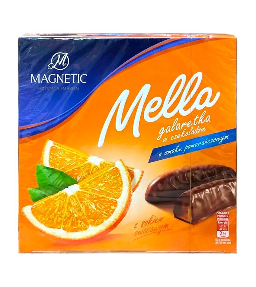 Шоколадні Цукерки Magnetic Mella Galaretka Orange 190г