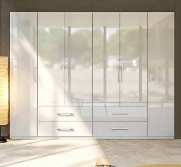 Гардероб Фемелі білий глянець (МіроМарк), фото 1