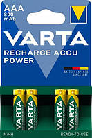Аккумулятор Varta Recharge ACCU R3 (AАА), 800mAh Ni-MH, 4шт